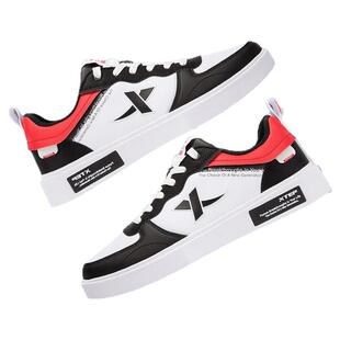 特步男鞋板鞋轻便低帮小白鞋春季新款休闲板鞋男士鞋子滑板鞋