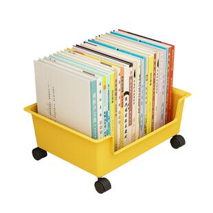 桌下书架放书包置物架带轮学生教室书桌旁收纳架落地可移动小推车