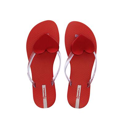 巴西原装进口明星同款爱心人字拖