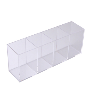 笔架 展示架亚克力文具店眉笔中性笔办公桌面收纳学生笔筒可定制