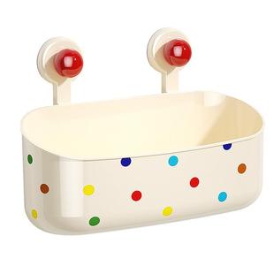 吸盘卫生间置物架免打孔厕所壁挂篮洗漱台整理盒浴室挂墙式收纳盒