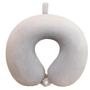 记忆棉u型枕头可爱护颈枕公司礼品午睡车载飞机便携U形枕定制logo