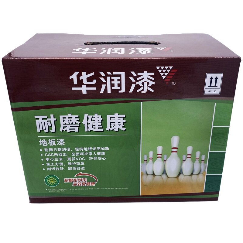 华润健康耐磨抗污耐划健康地板漆