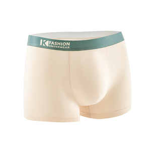 帕兰朵青少年内裤男生发育期初高中学生纯棉抗菌透气平角四角短裤