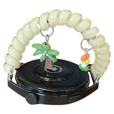 适用iwatch表带电话线夏天新款