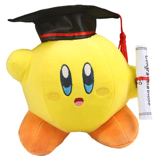 任天堂星之卡比毕业公仔游戏布娃娃幼稚园玩偶小学毕业季儿童礼物