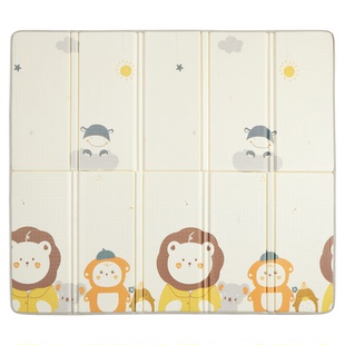 贝肽斯婴儿爬行垫加厚折叠款儿童早教地垫宝宝爬爬垫家用无毒无味