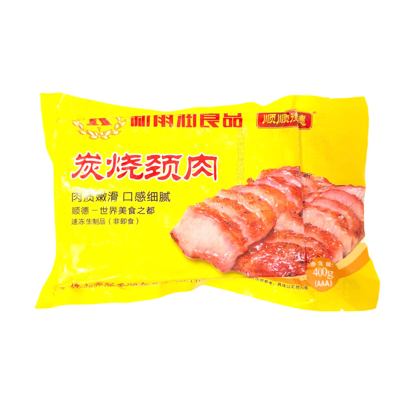 新雨润炭烧颈肉400g*25包/整箱