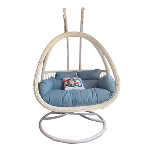 花园吊椅户外双人秋千吊床家用阳台吊椅室内吊篮椅摇篮藤椅摇摇椅