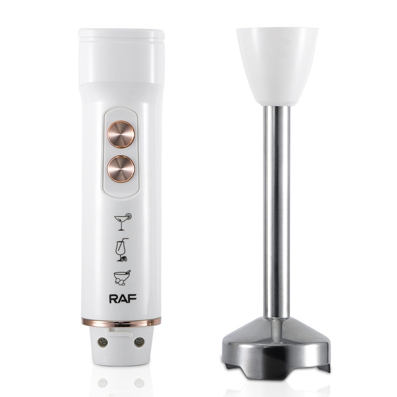RAF欧规跨境便携家用搅拌机料理手持式厨房搅拌器不锈钢棒电动