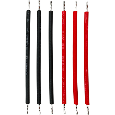 硅胶线高温电子线特软短线50mm