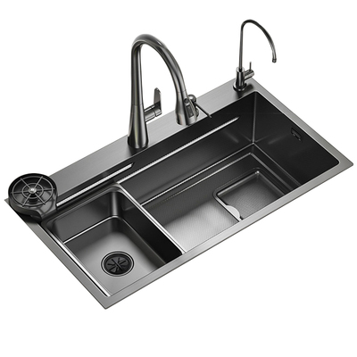 JOMOW九牧王新款集渣水槽大单槽