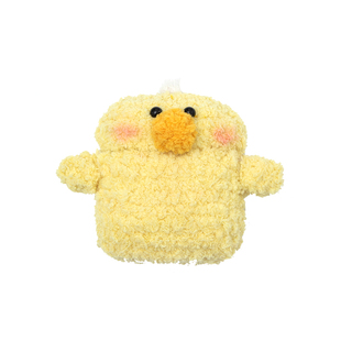 食瓦苹果蓝牙无线耳机airpod2pro3保护套毛绒针织卡通软壳可爱小黄鸡创意情侣日韩卡通ins风硅胶手工定制