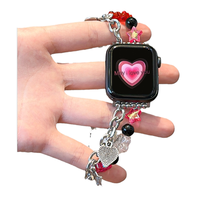 适用iwatch多巴胺小熊手链表带