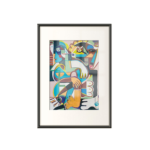 铝合金画框简约白色装饰画装裱相框空框挂墙细窄边框海报框定制a3