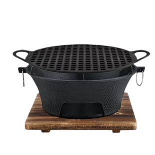围炉煮茶烤火炉套装户外炭炉庭院室内烧烤炉家用煮茶器具全套