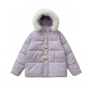 特大码胖mm韩系超好看羽绒棉服女精致小个子冬装外套加厚保暖棉衣