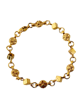 原创日系复古新款筛子手链男高级感男女嘻哈潮流街头欧美手饰男士