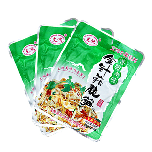 福建漳州整箱文鸿金针菇脆笋65g*30包咸菜下饭菜酱菜开胃咸菜酸菜