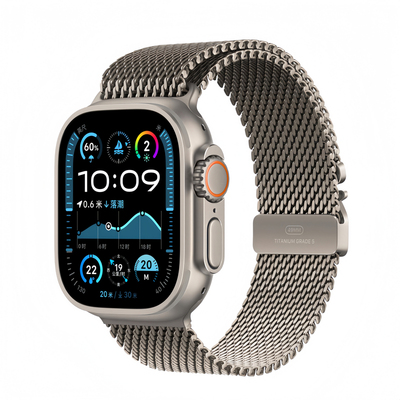 ERFG纯钛金属米兰尼斯伞扣表带