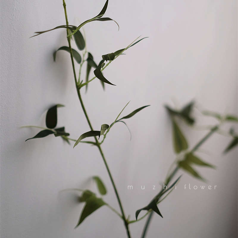 仿真竹子绿竹仿真花客厅摆设装饰花卉轻奢高端花瓶插花家居摆件