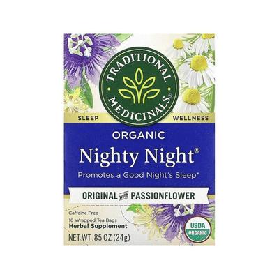 香港直发iHerb Traditional Medicinals原味花草茶西番莲16包茶叶