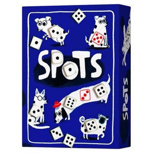 SPOTS斑点狗英文桌游卡牌成年休闲聚会多人益智玩具毛线游戏cards