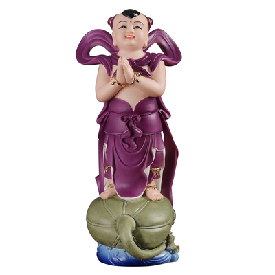 善财童子观音菩萨左右侍奉像