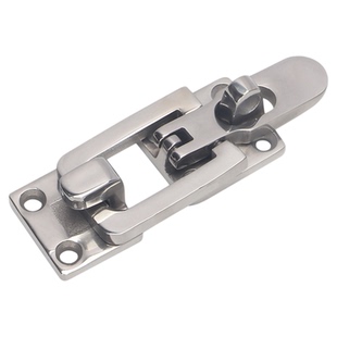 重型箱包扣316不锈钢锁扣搭扣加厚承重型挂锁游艇船用门扣挂锁扣