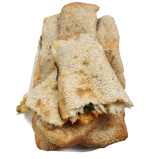 湖北江汉仙桃土特产传统早餐锅盔芝麻原味锅奎一份6个包邮锅块