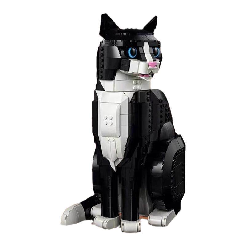 LEGO乐高21349燕尾服猫益智儿童拼装积木玩具摆件
