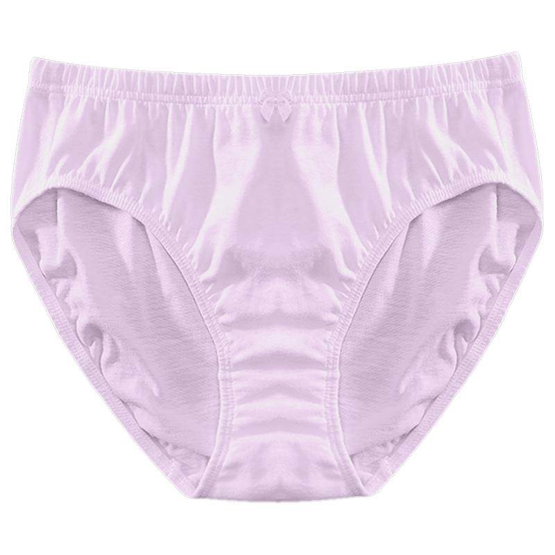 蝶安芬简约宽松100%棉女内裤