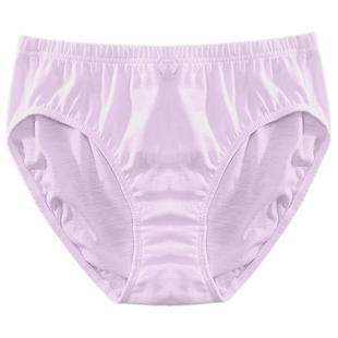 蝶安芬纯棉女士内裤女高腰100%全棉透气简约薄款包臀宽松妈妈大码