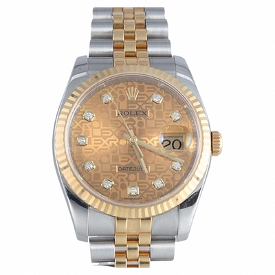 中古款9.8新ROLEX劳力士日志系列36mm自动机械男士手表116233