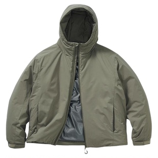 714street 3M新雪丽暖绒防水夹克男2025轻量高蓬棉服三防连帽外套