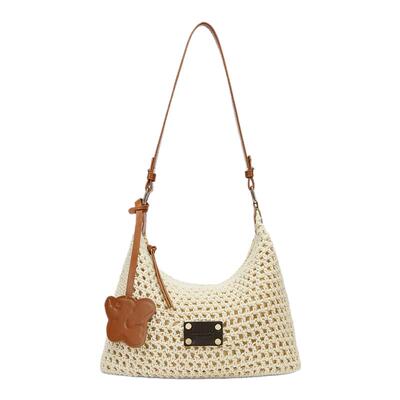 编织托特包女2026新款百搭通勤包