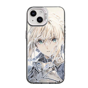 二次元手机壳阿尔托莉雅saber适用苹果17彩银iphone16华为mate70小米17红米K80iqoo13动漫neo9一加ace5防摔壳