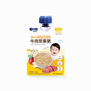BEBECOOK婴幼儿辅食粥外出便捷即食营养锁鲜米粉粥