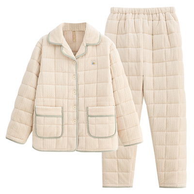 【商场同款】家乐芬女士夹棉睡衣