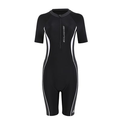 鸿星尔克女士新款连体平角泳衣