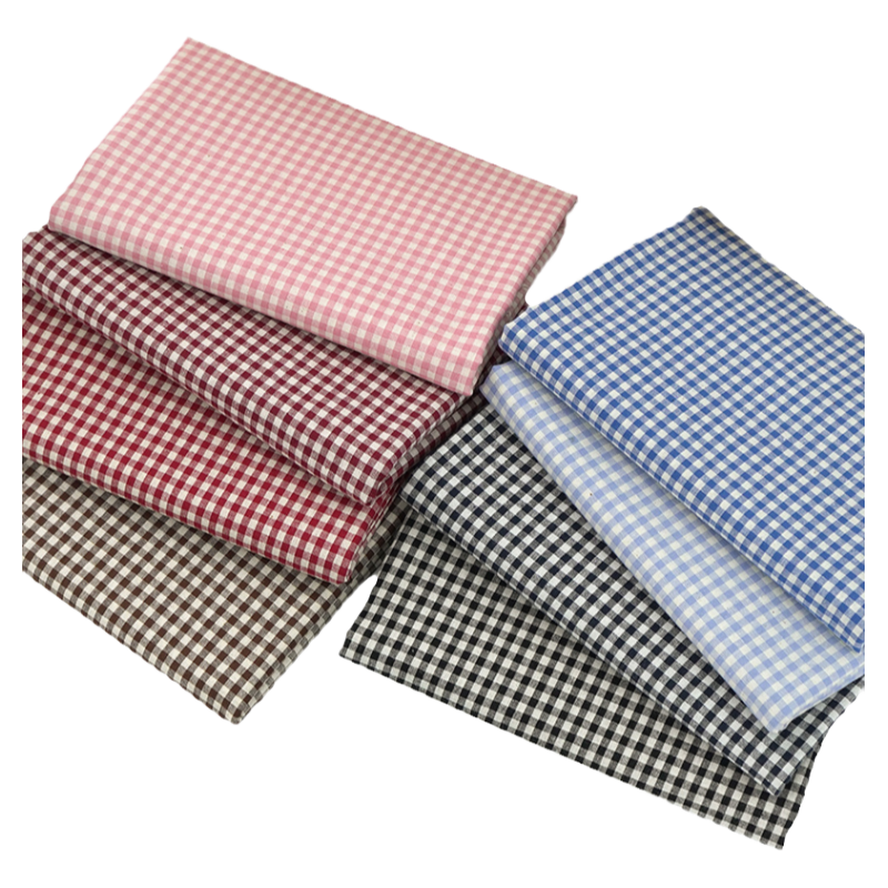 纯棉格子布料全棉连衣裙半身裙服装桌布家居装饰手工色织diy面料