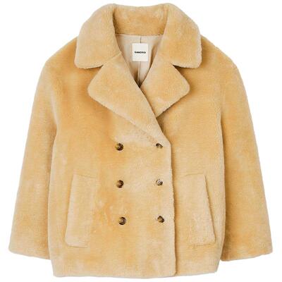 sandro女装法式休闲翻领外套