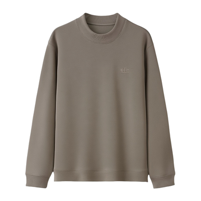 啄木鸟半高领加厚保暖长袖卫衣男