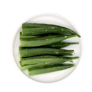即食冻干FD黄秋葵干非油炸无添加油糖卡热量素食蔬菜干零低泡食