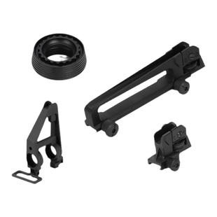 m4配件司骏 司马金属提手 提拔 三角瞄 太阳环ras CQB后机瞄 创研