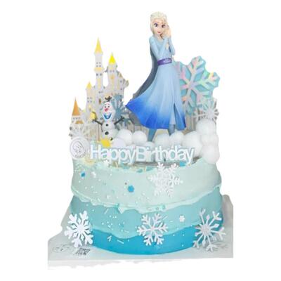 雪花片亚克力冰雪下雪装饰