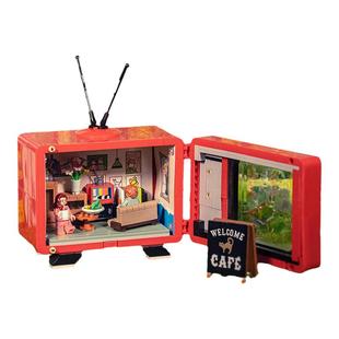 TOPTOY中国积木复古家电拼装儿童玩具益智迷你创意摆件新年礼物