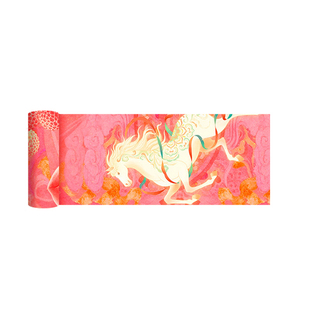 马年新款万年红长卷对联纸加厚微喷文创春联红纸空白手写博物馆复刻书画纸长卷春联卷装纸新年七言五言瓦当纸