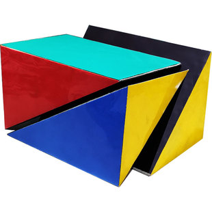 教具阳马堑堵鳖臑截面立体几何模型透明亚克力棱柱三棱锥体积公式