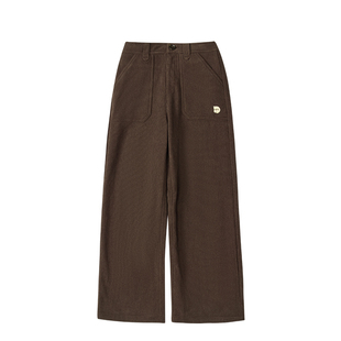 笛莎官旗青少年女孩2025秋冬新款加绒宽松潮酷工装裤宽松休闲裤子